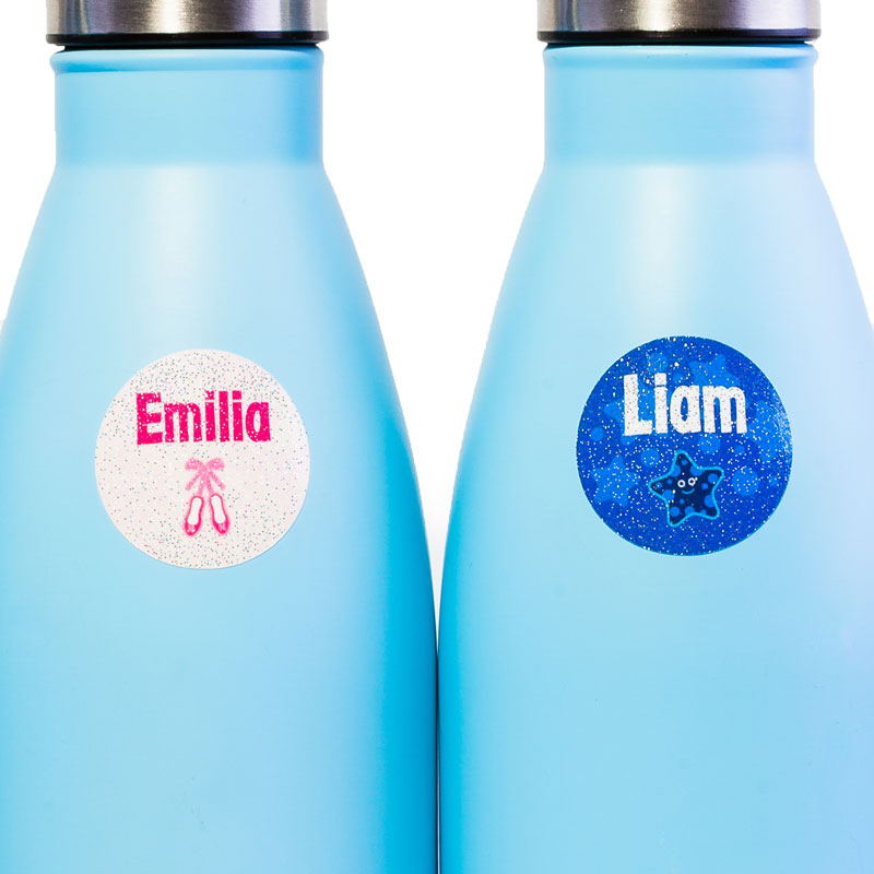 Round Glitter Labels Gallery 1